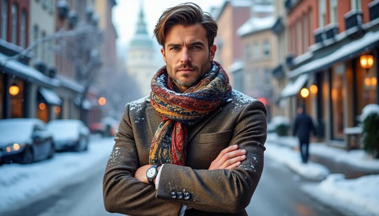 découvrez nos conseils pratiques pour porter une écharpe homme en hiver avec style. apprenez à nouer et associer votre écharpe pour affirmer votre élégance durant la saison froide.