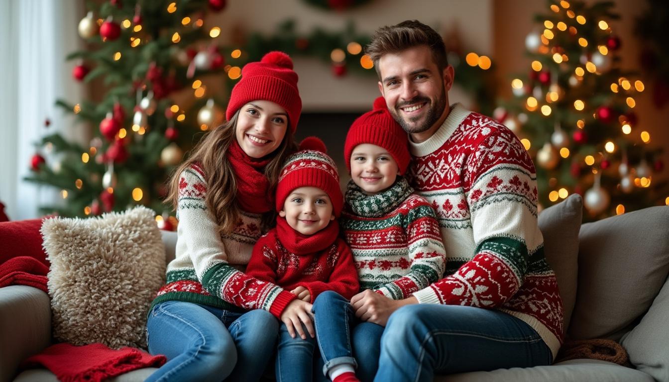 découvrez comment choisir la tenue de noël parfaite pour une famille assortie et stylée, alliant confort, élégance et esprit festif pour des fêtes mémorables.