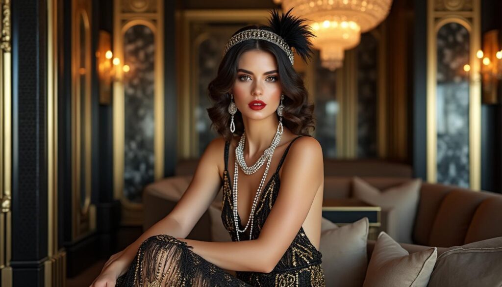 découvrez des idées et inspirations pour un look chic et rétro lors de votre soirée gatsby, avec des tenues élégantes pour femme qui capturent l'esprit des années 1920.